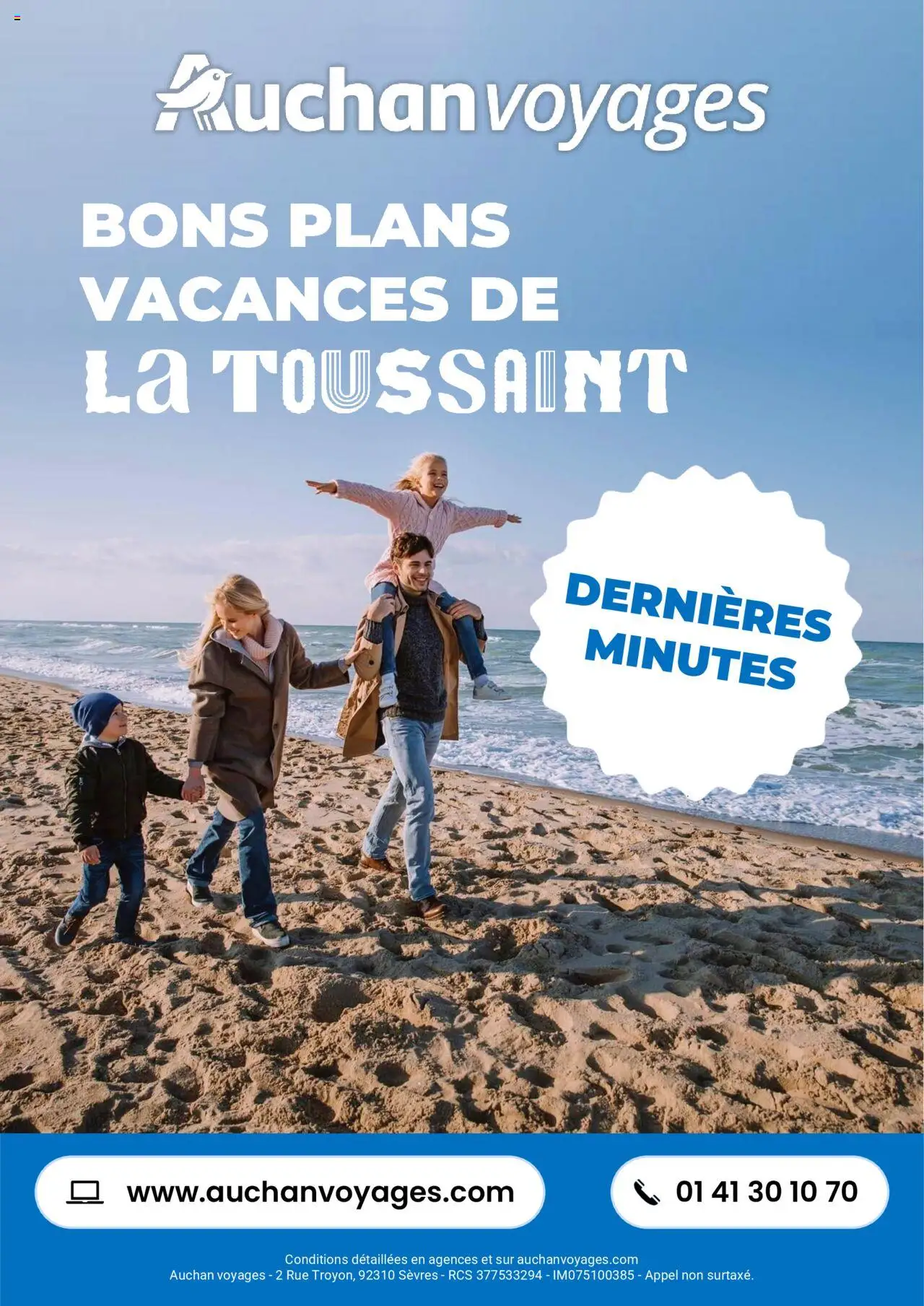 Auchan - Auchan voyages : bons plans vacances de la Toussaint ! - pagina 1- geldig vanaf 01/10/2025