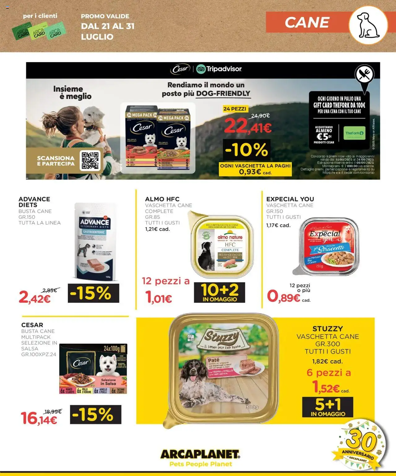 Volantino Arcaplanet	 - pagina 5 - valido dal 21/07/2025