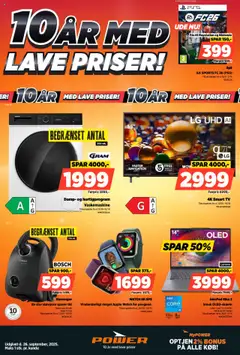 Forhåndsvisning Power - 10 år med lave priser! gyldig fra 26/09/2025