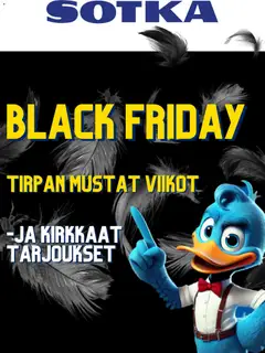 Esikatselu Sotka - Black Friday voimassa alkaen 13/11/2025