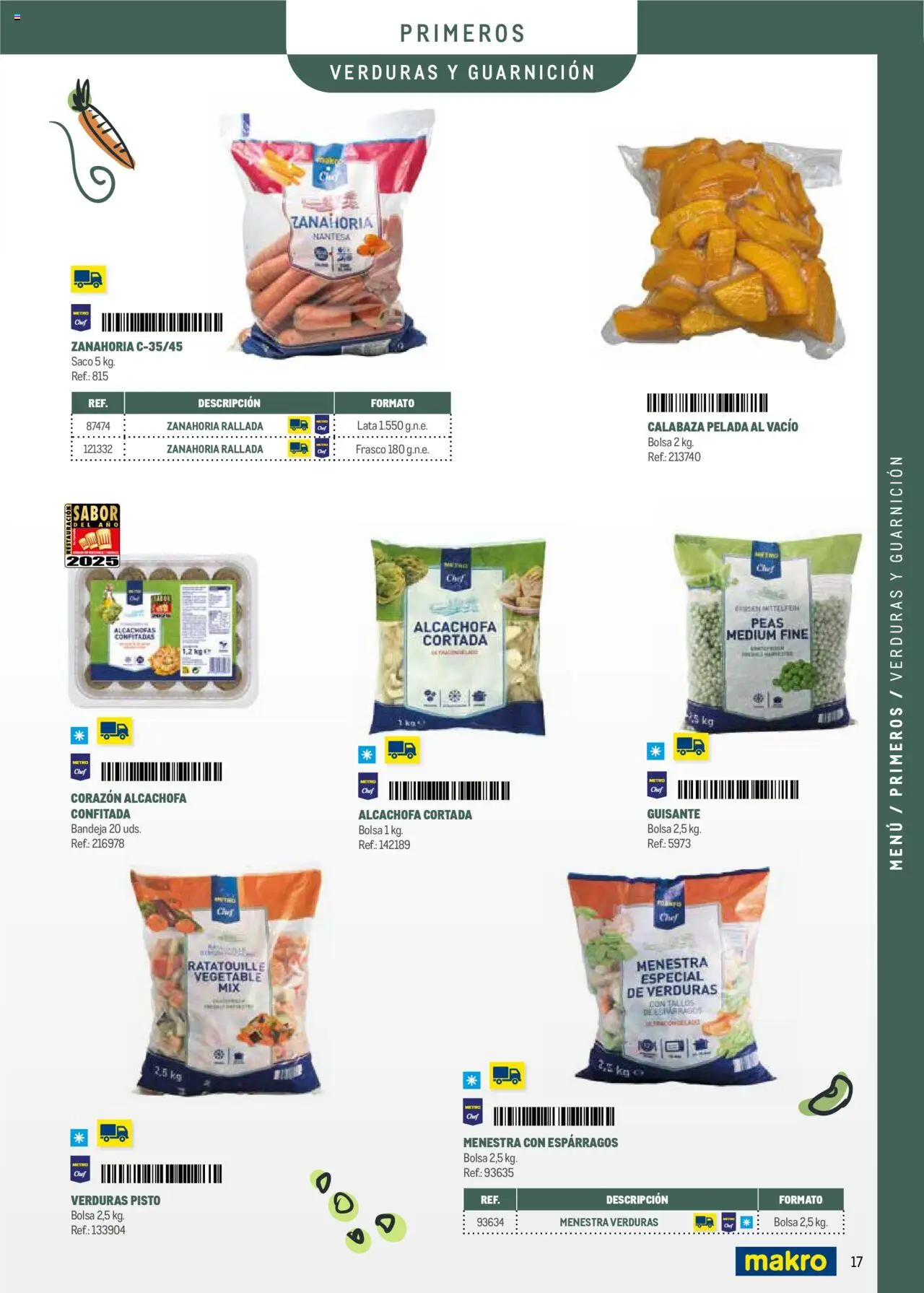 Makro - Menú y Barra Prat - Página de 17 - Válido desde 08/09/2025