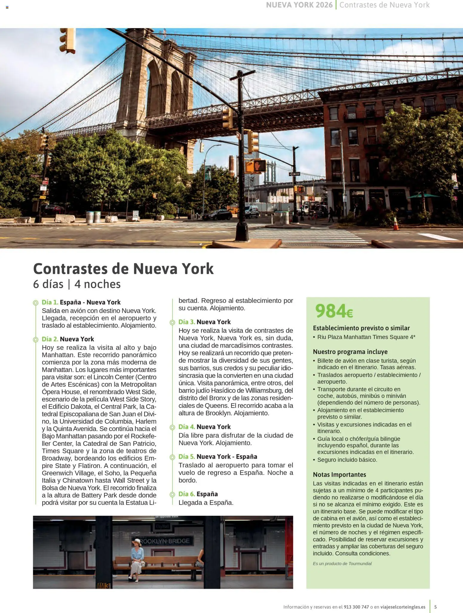 Viajes El Corte Inglés Nueva York - Página de 5 - Válido desde 14/01/2026