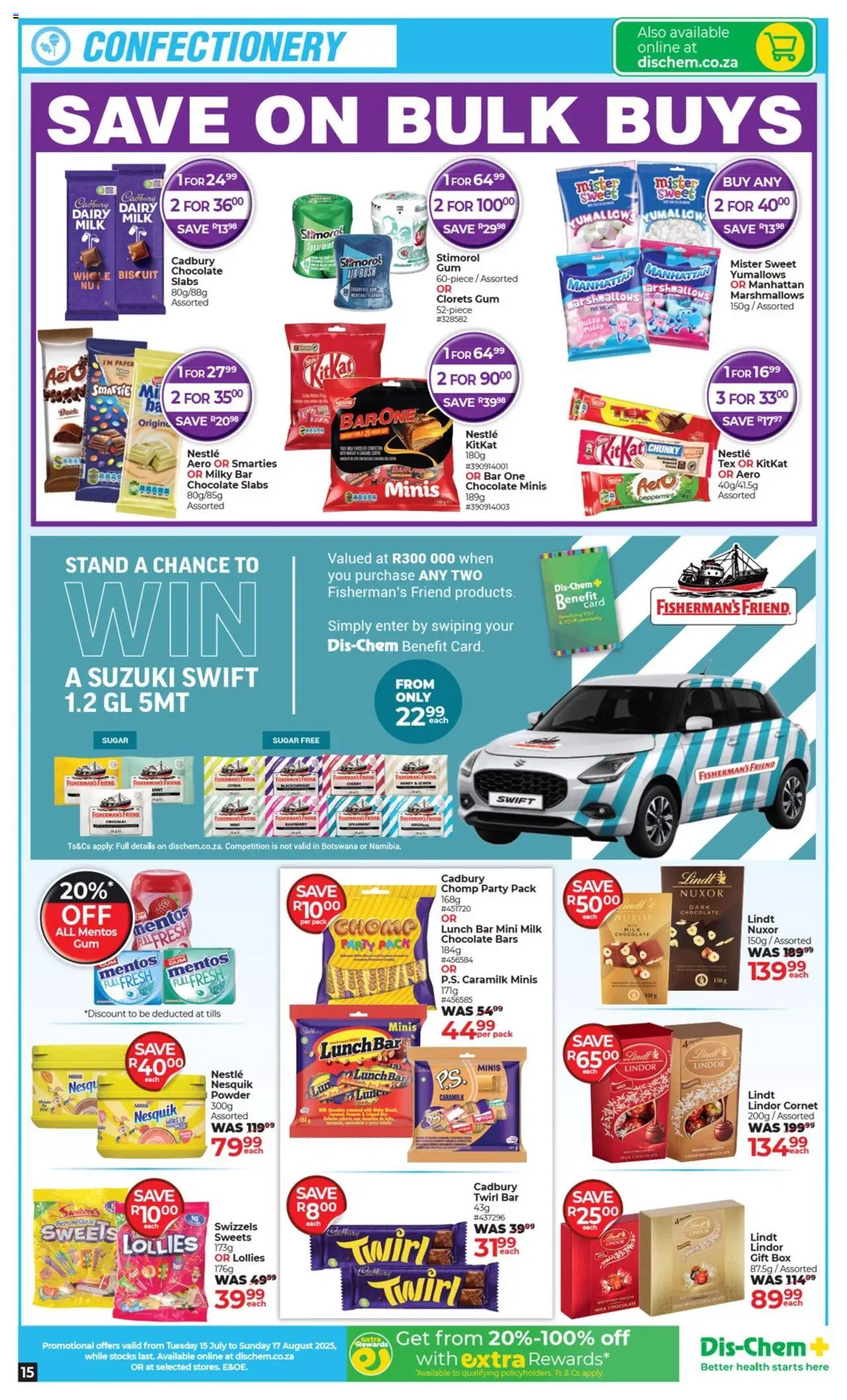 Dis-Chem Specials - page 15- valid from 15/07/2025