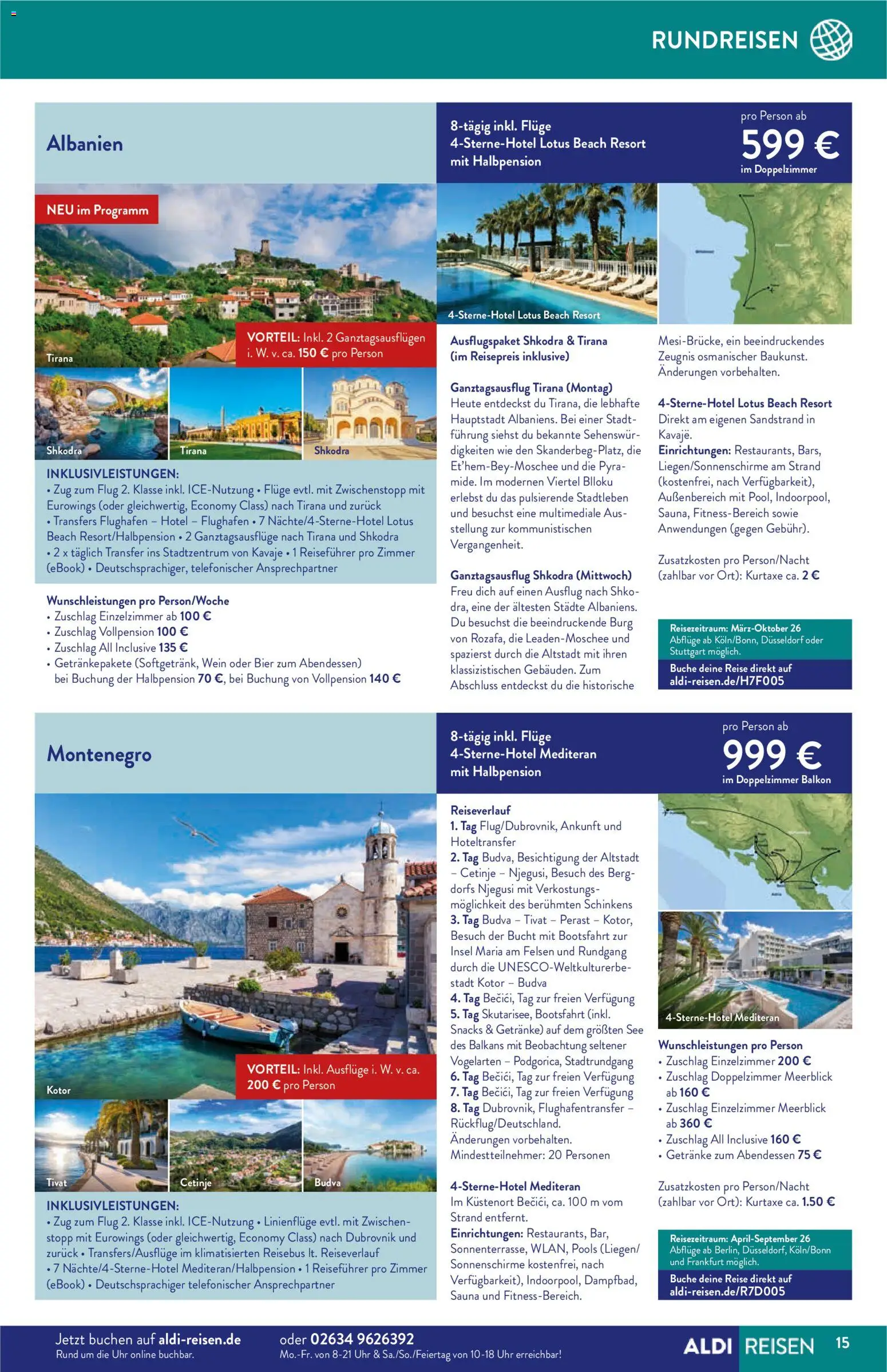 Aldi Reisen Prospekt 	 - Seite 15 - gültig ab 01.12.2025