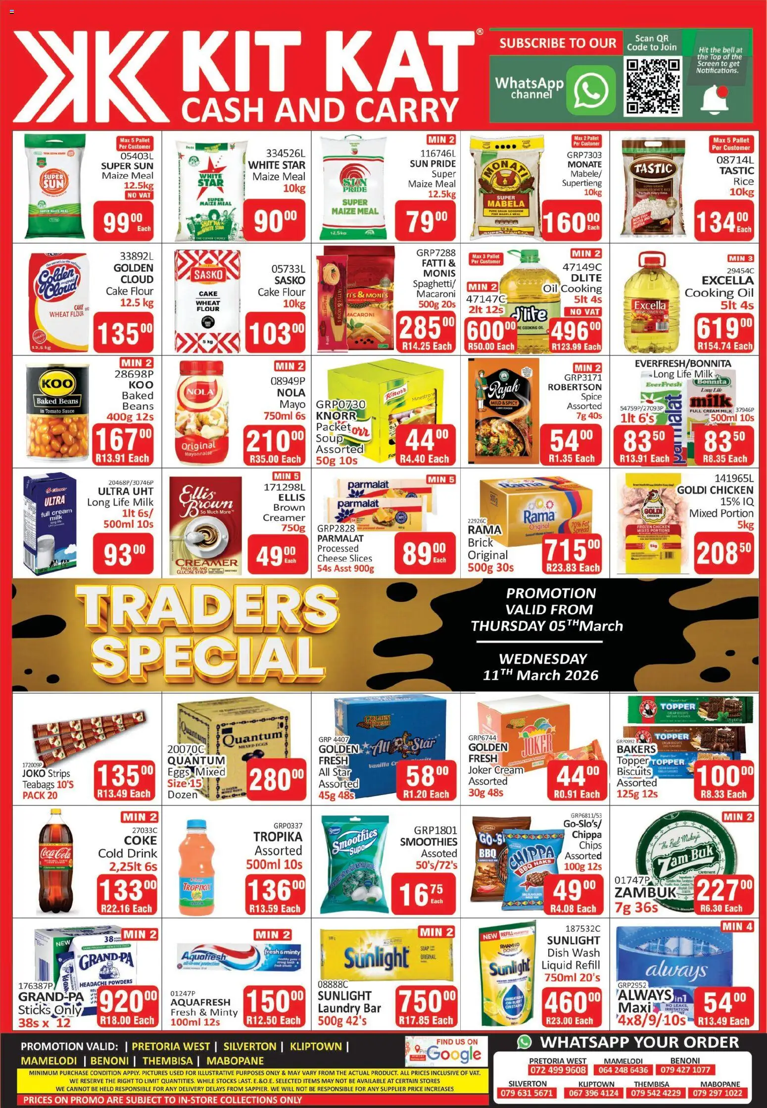 KIT KAT Cash & Carry Specials - page 1- valid from 05/03/2026