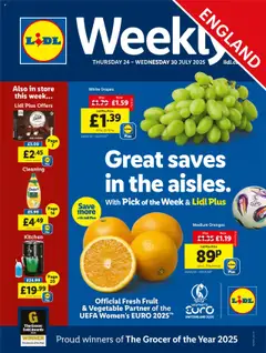 Lidl - Lidl Weekly valid from 24/07/2025