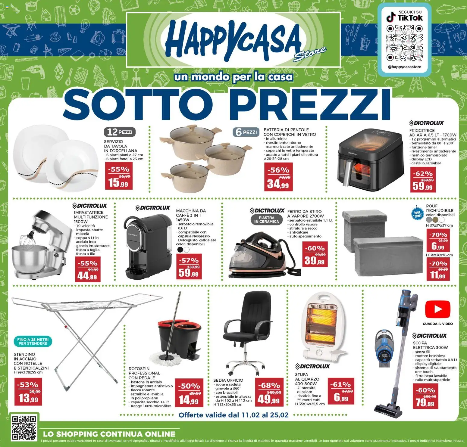 Volantino Happy Casa	 - pagina 1 - valido dal 11/02/2026