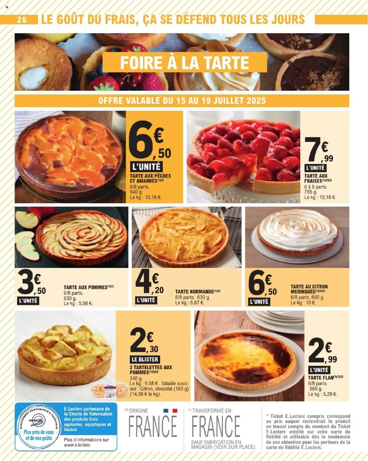 E.Leclerc catalogue semaine 29 - page 26 - valable à partir du 15/07/2025