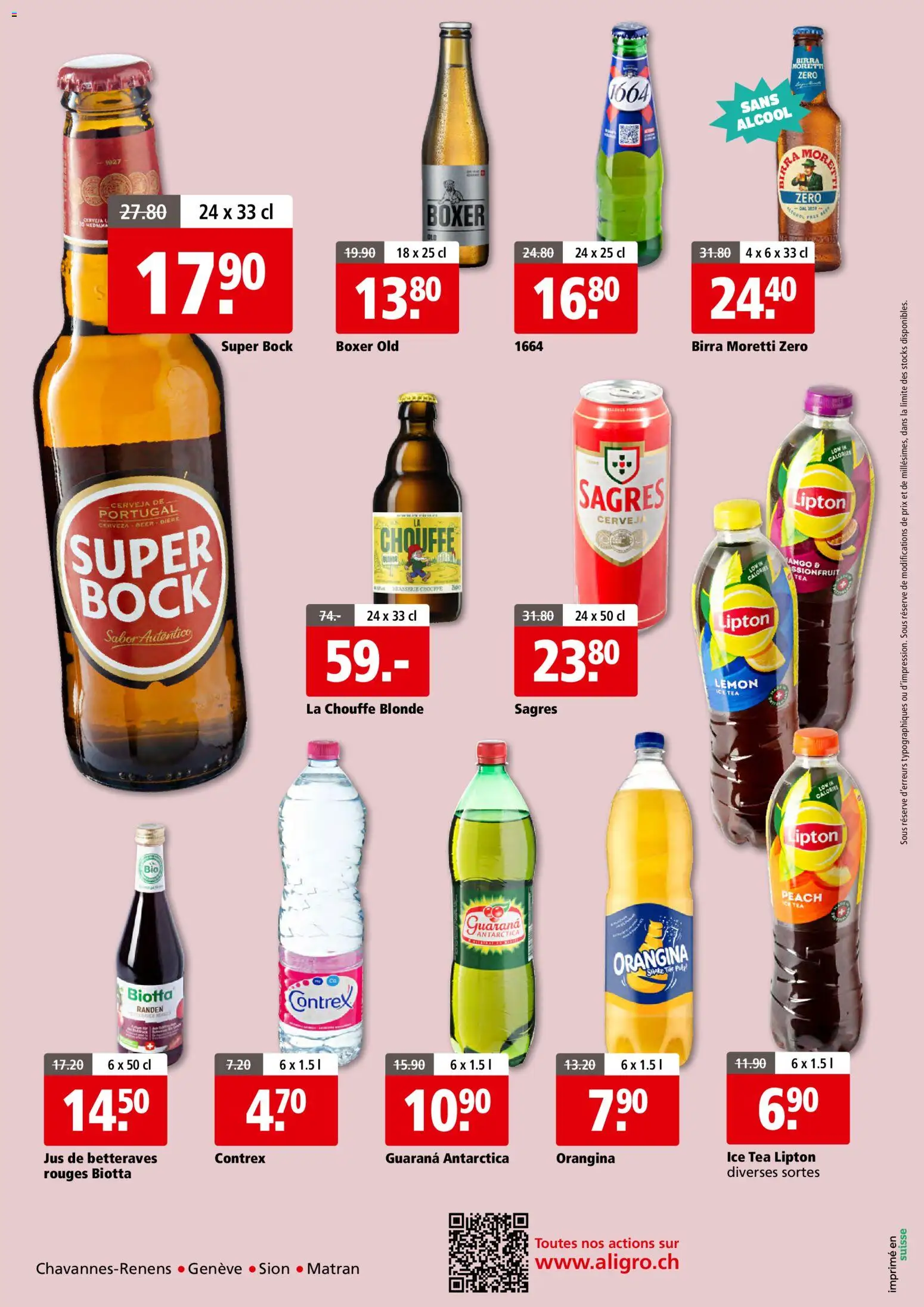 Aligro Aktionen Foire à la Viande Chavannes, Matran, Genève, Sion - page 16- valid from 23.08.2026