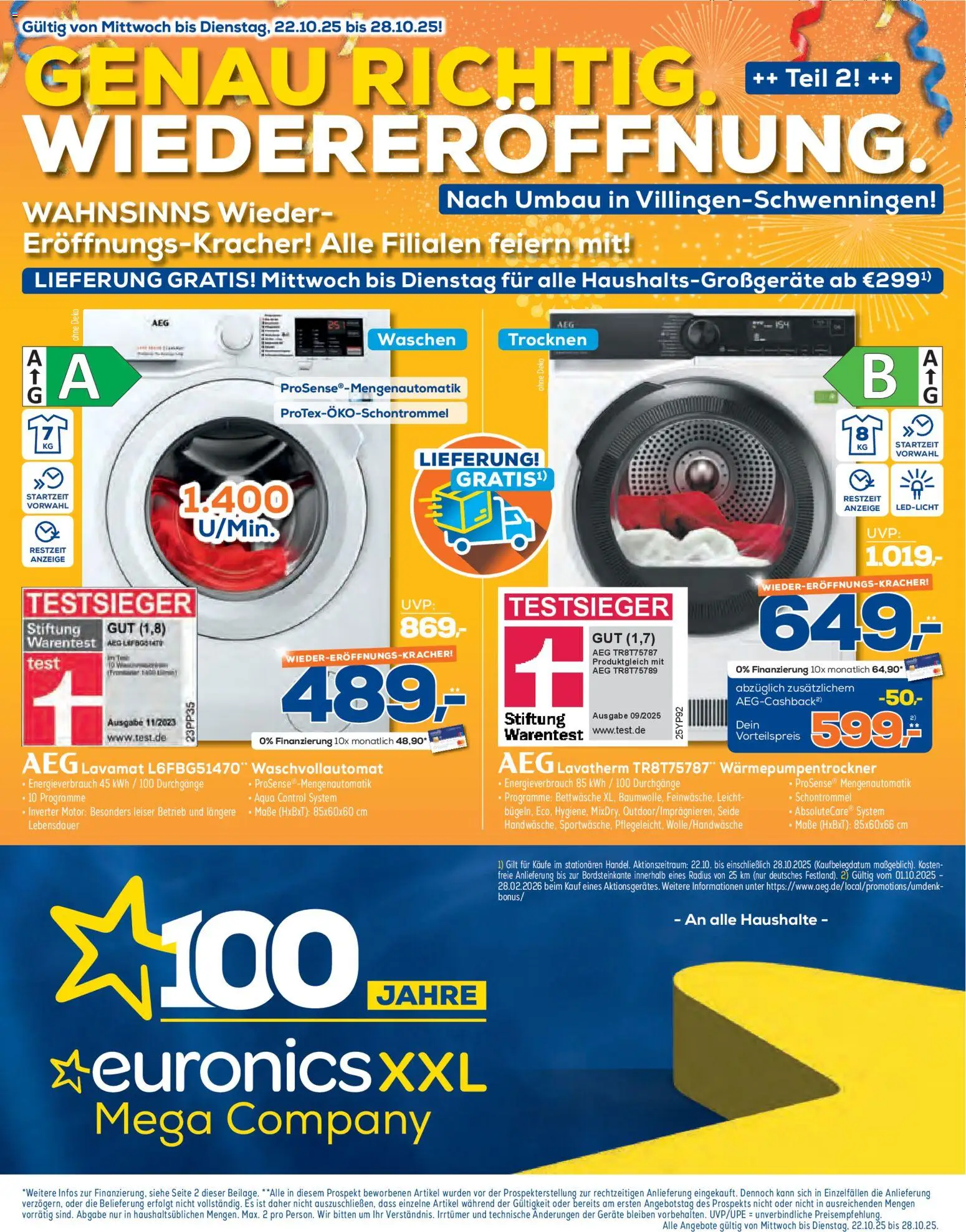 Euronics Prospekt 	 - Seite 1 - gültig ab 22.10.2025