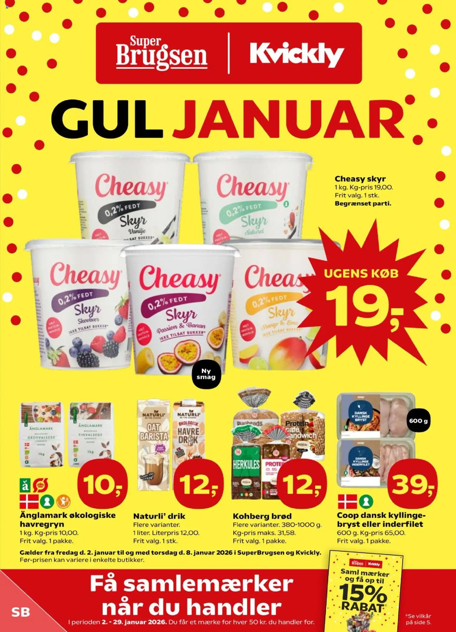 Super Brugsen - Tilbudsavis - side 1- gyldig fra 02/01/2026