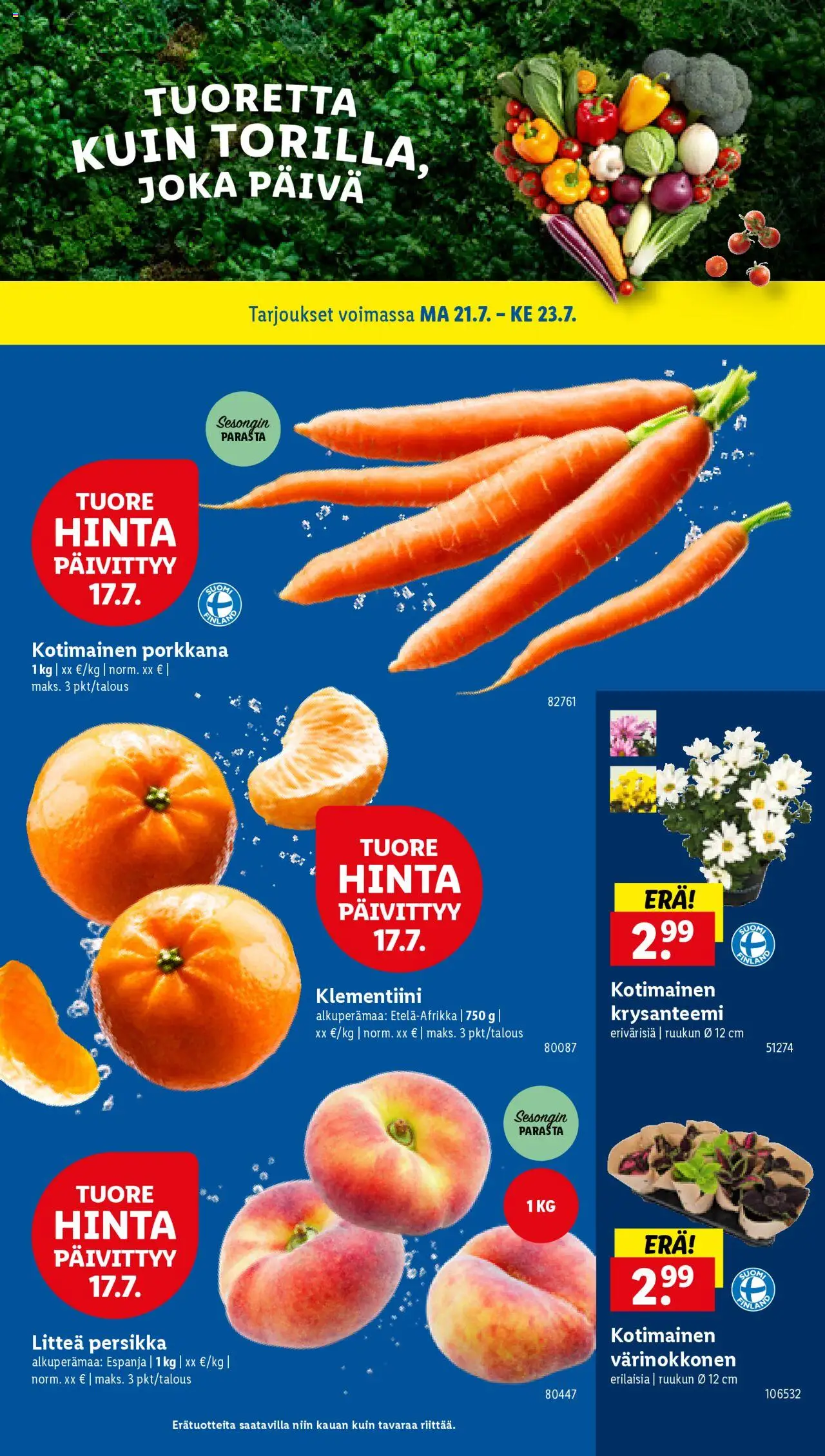 Lidl tarjoukset - sivu 18- voimassa alkaen 17/07/2025