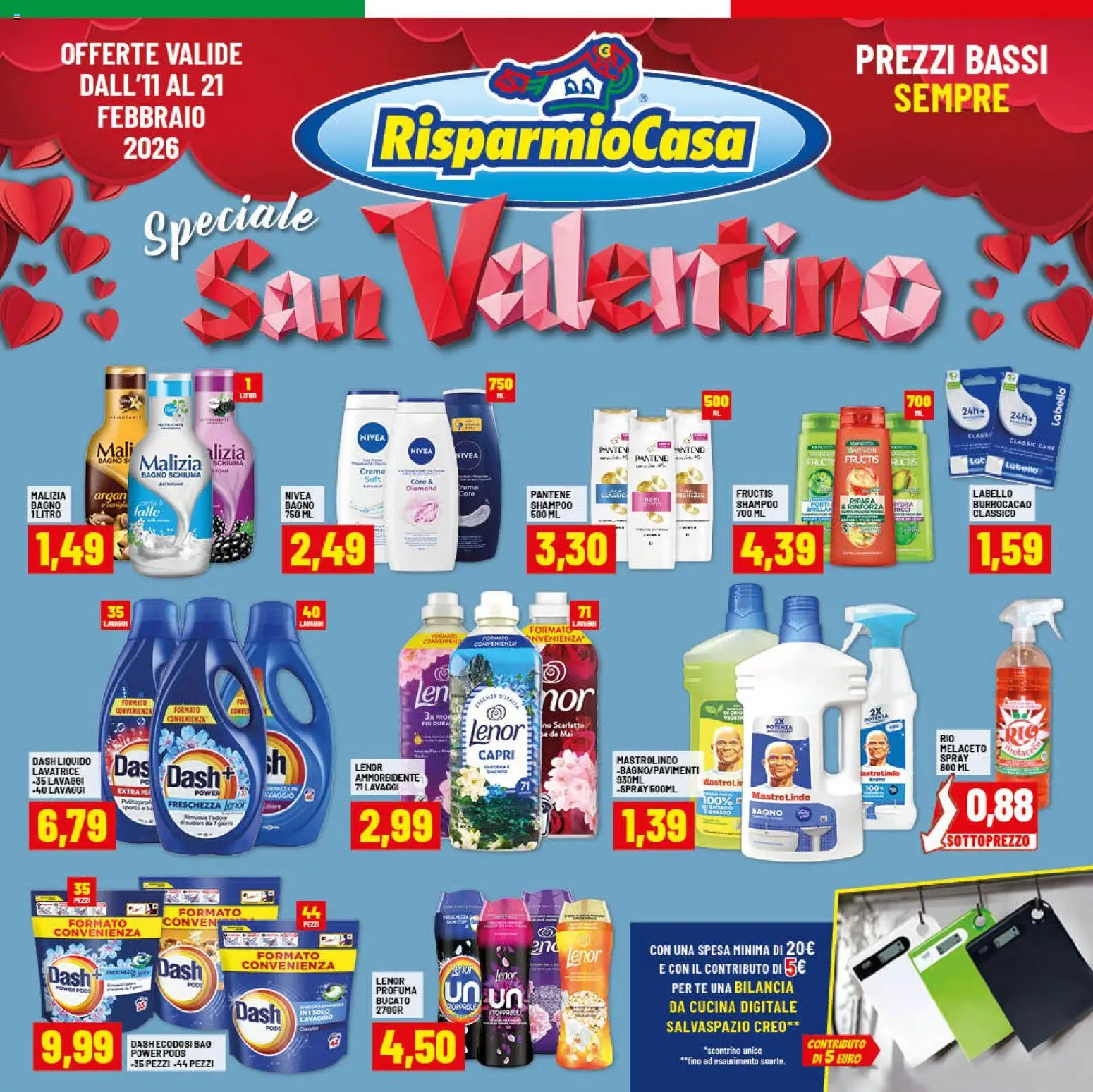 Volantino RisparmioCasa	 - pagina 1 - valido dal 11/02/2026