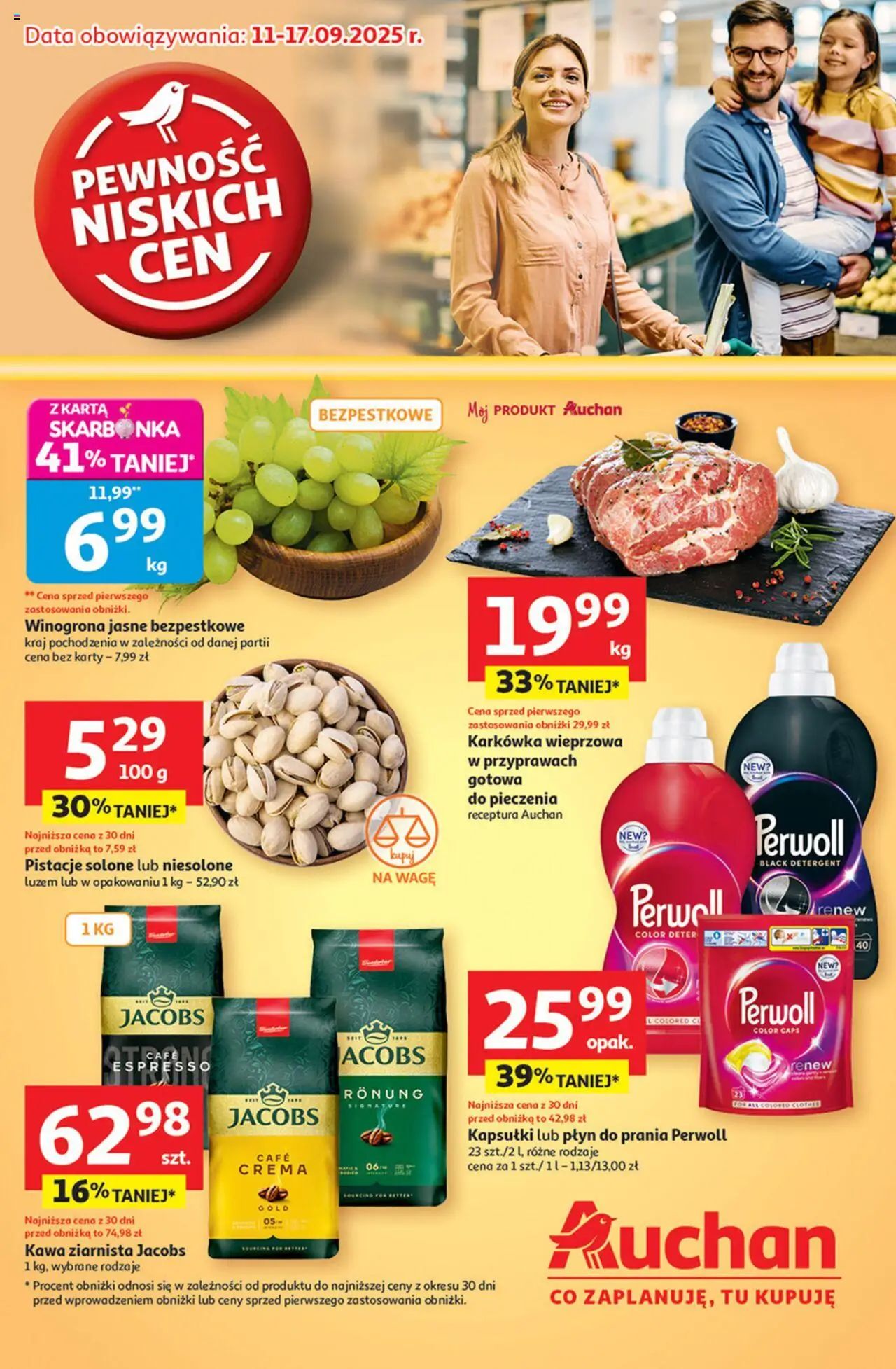 Auchan Gazetka - Pewność niskich cen Hipermarket - strona 1- ważny od 11.09.2025