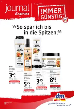 Vorschau dm drogerie markt Flugblatt September 2025 gültig ab 27.08.2025
