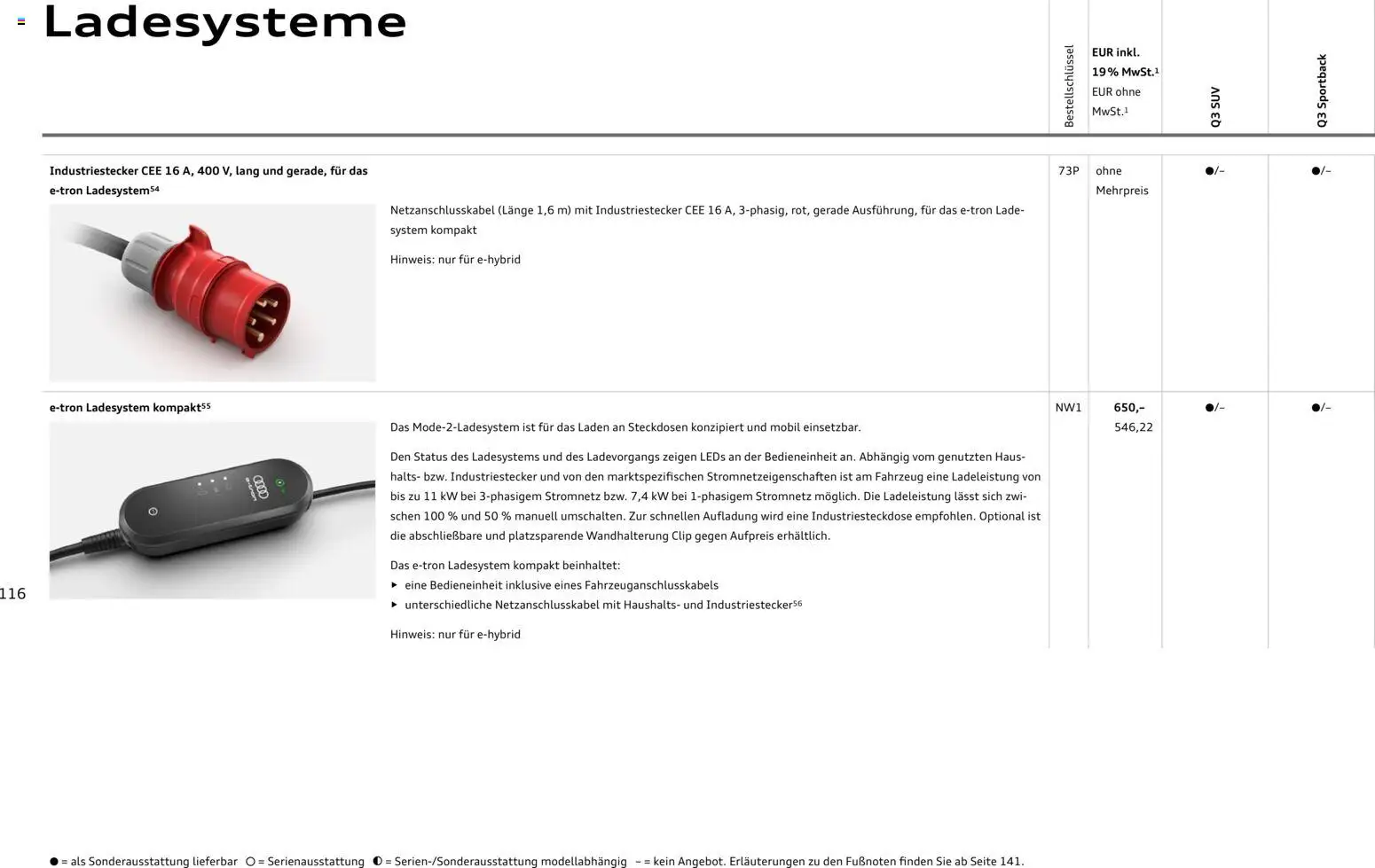 Audi Q3 - Seite 116 - gültig ab 29.01.2026