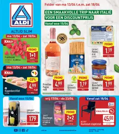 Aldi folder week 16 geldig vanaf 13/04/2026