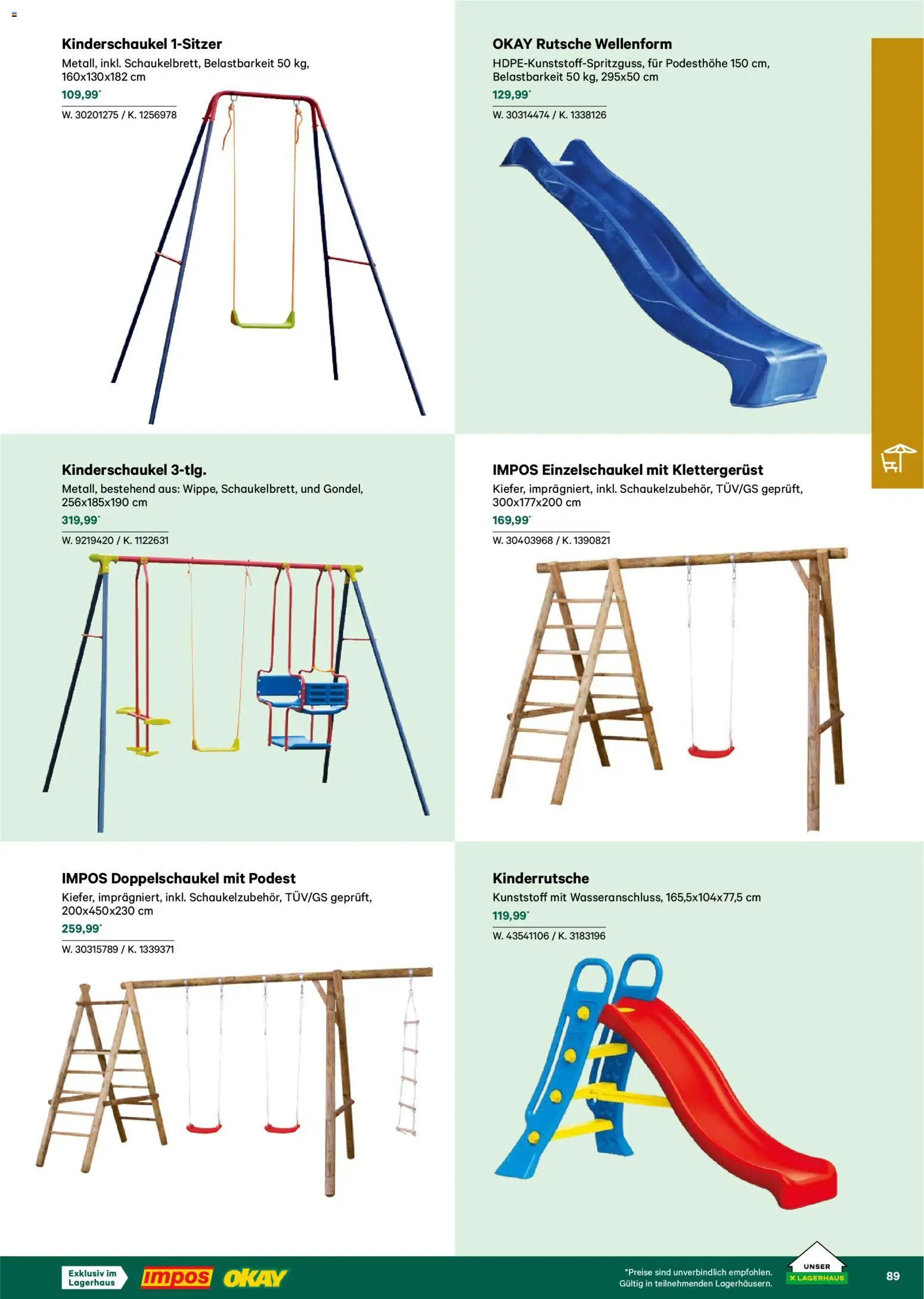 Lagerhaus  Garten und Freizeit Katalog 2026 - page 89- valid from 22.02.2026