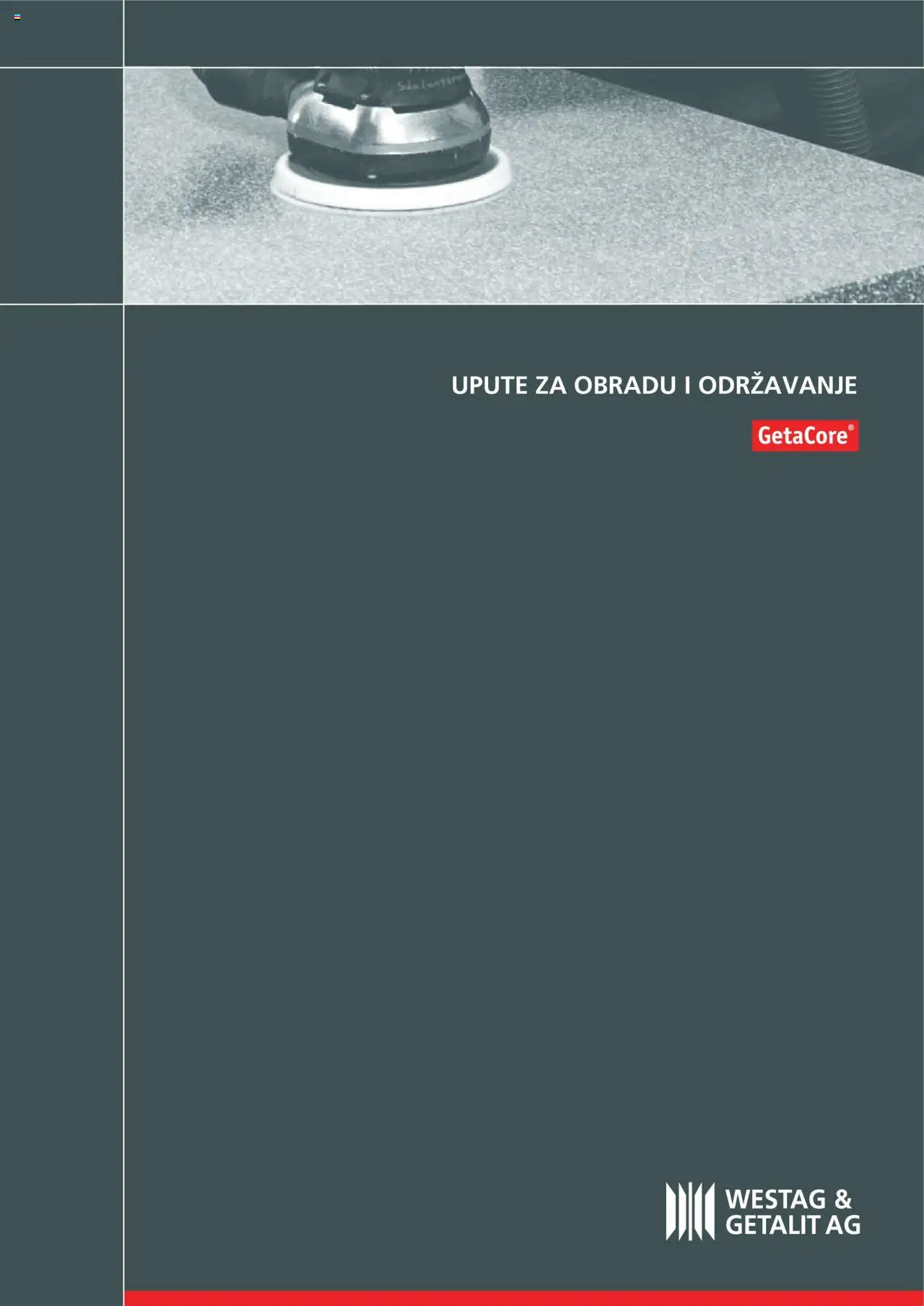 Elgrad - Getacore upute za obradu i održavanje - stranica 1- važeći od 06.10.2025