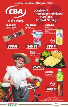 Előnézet CBA Akciós újság érvényes 2025.07.17.-tól