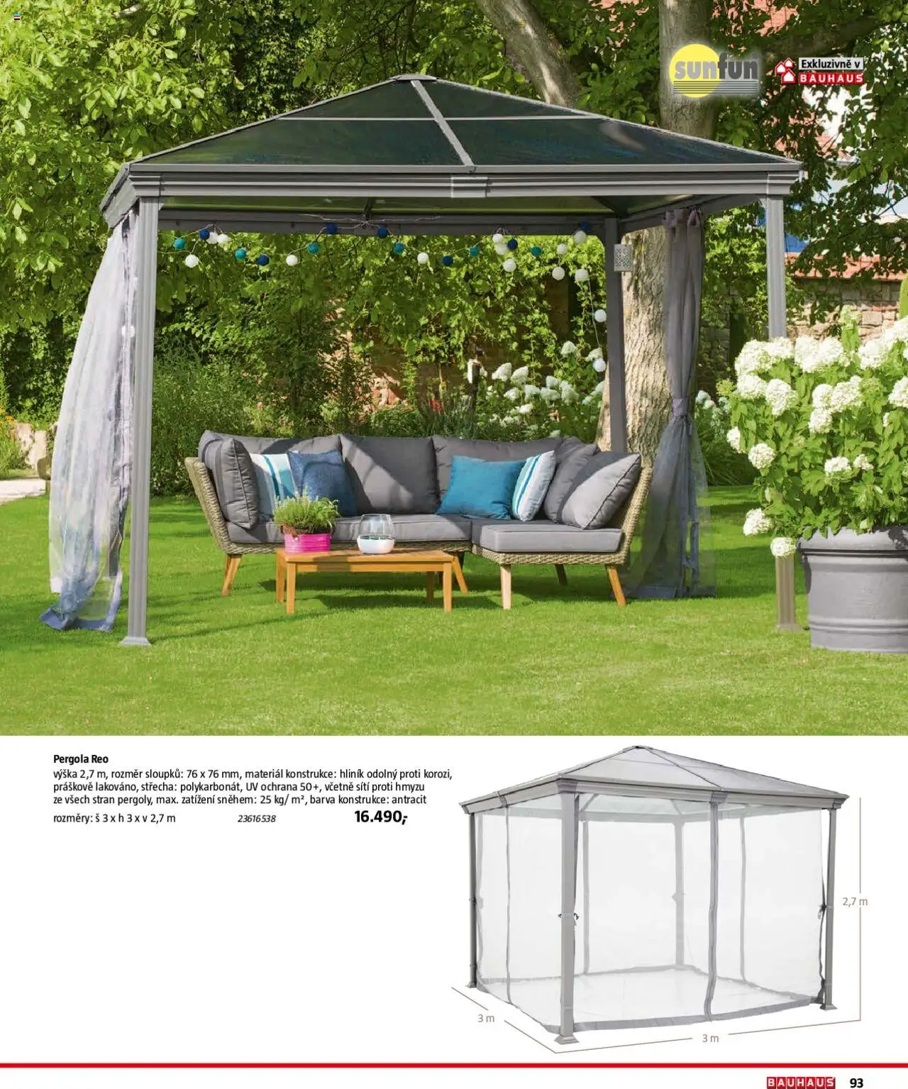Bauhaus katalog Zahradní nábytek - strana 93- platný od 01.04.2025