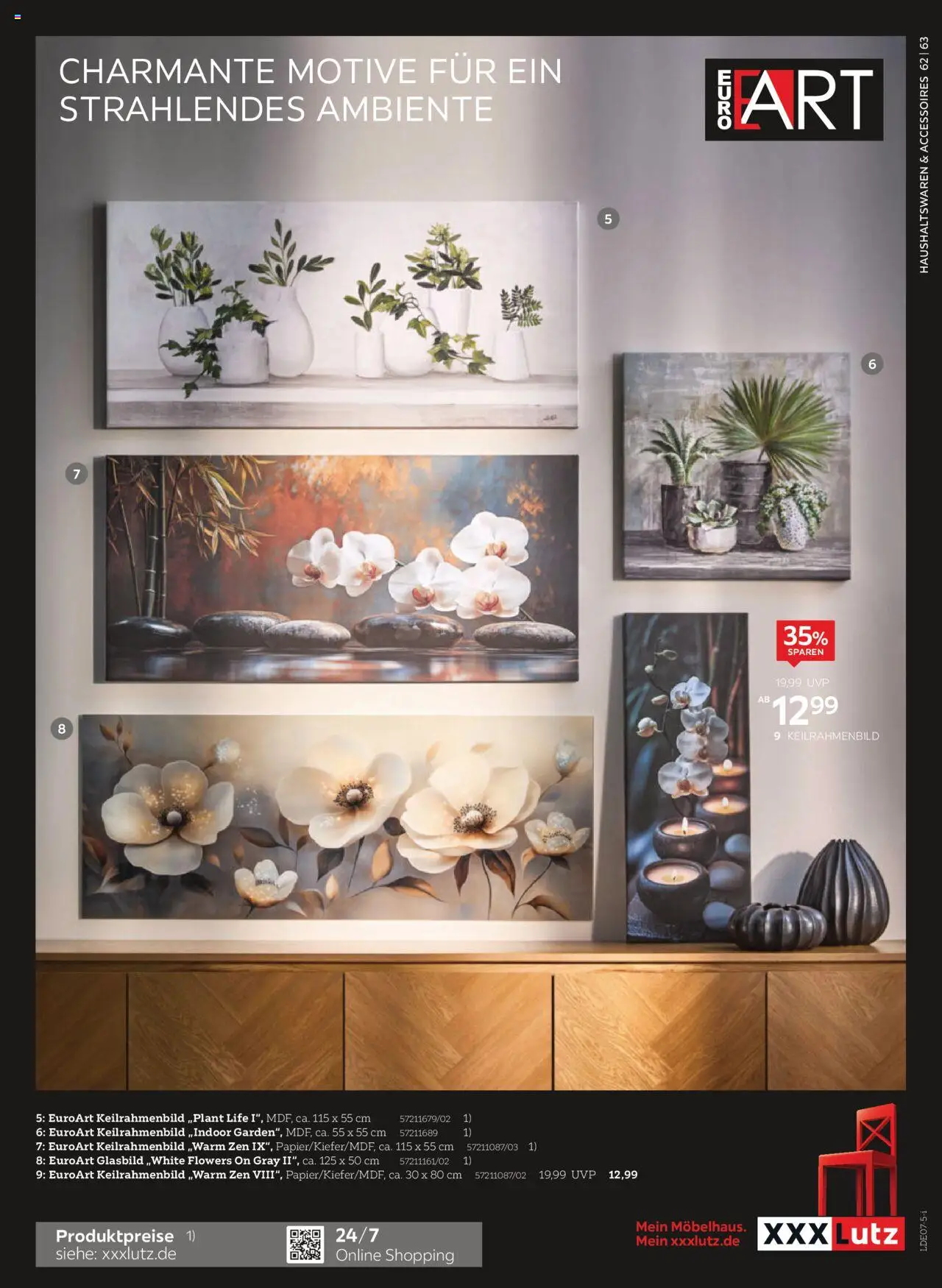 XXXL Lutz Magazin Schöner Einrichten - Seite 63 - gültig ab 01.09.2025