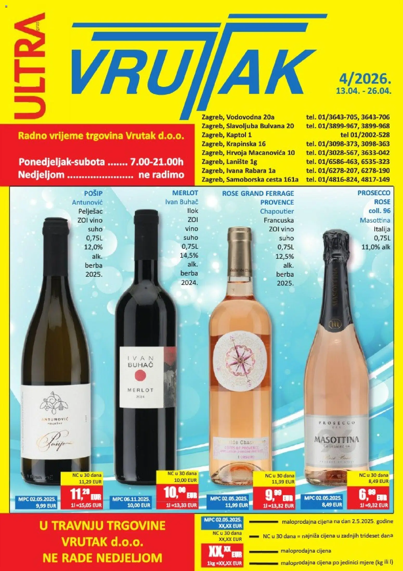 Vrutak Katalog - stranica 1- važeći od 13.04.2026