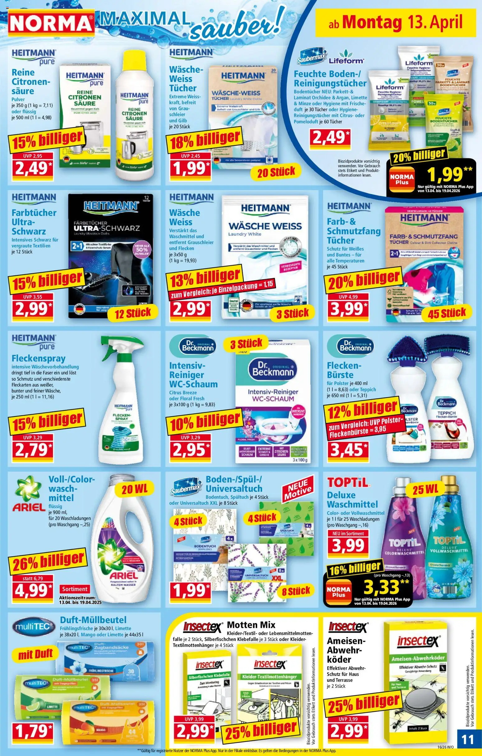 Norma Prospekt 	 - Seite 11 - gültig ab 13.04.2026