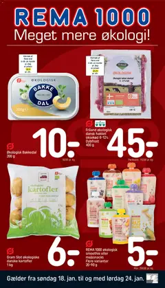 Forhåndsvisning Rema 1000 - Tilbudsavis gyldig fra 18/01/2026