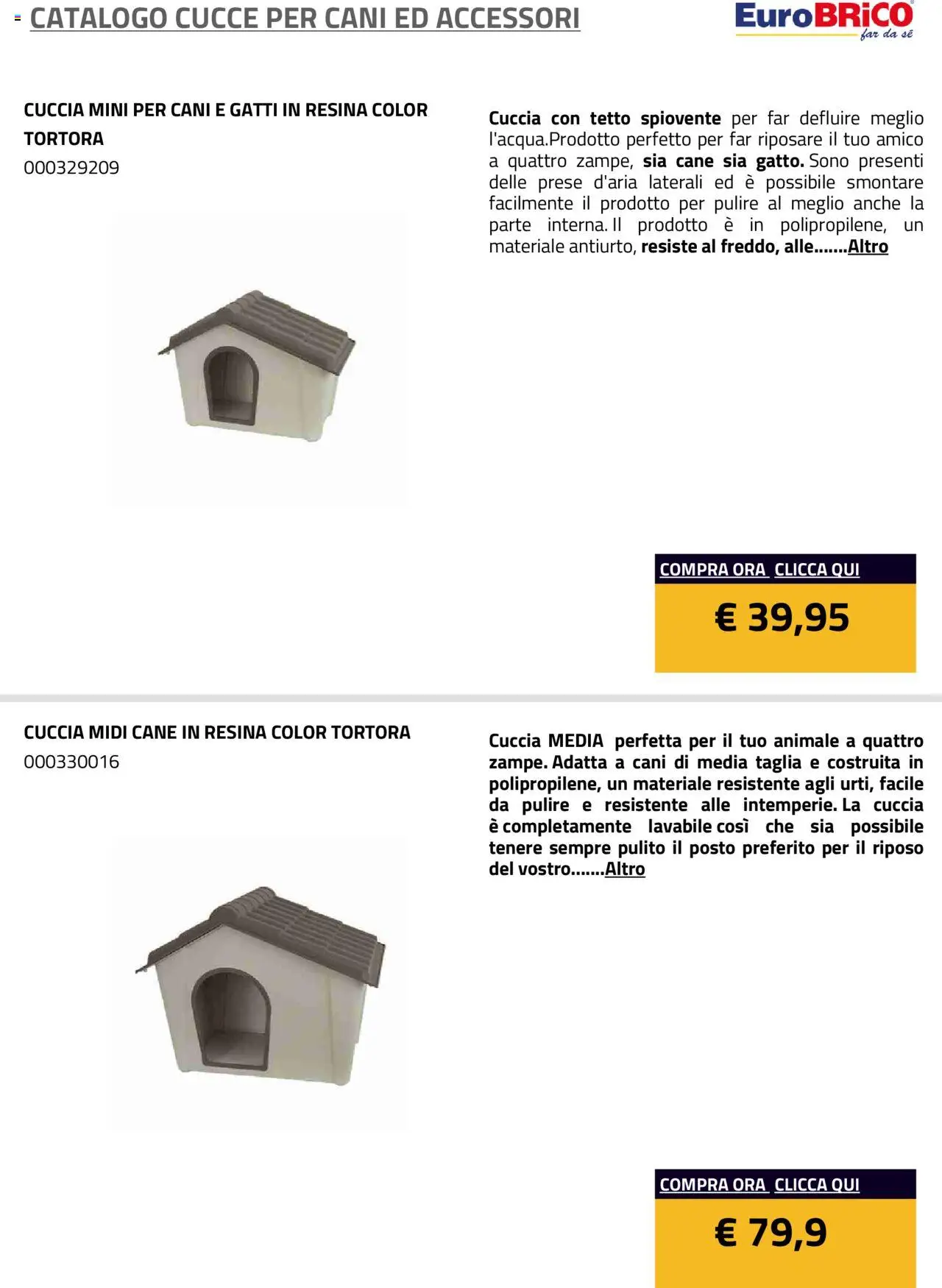 Eurobrico Cucce catalogo - pagina 22 - valido dal 15/07/2025