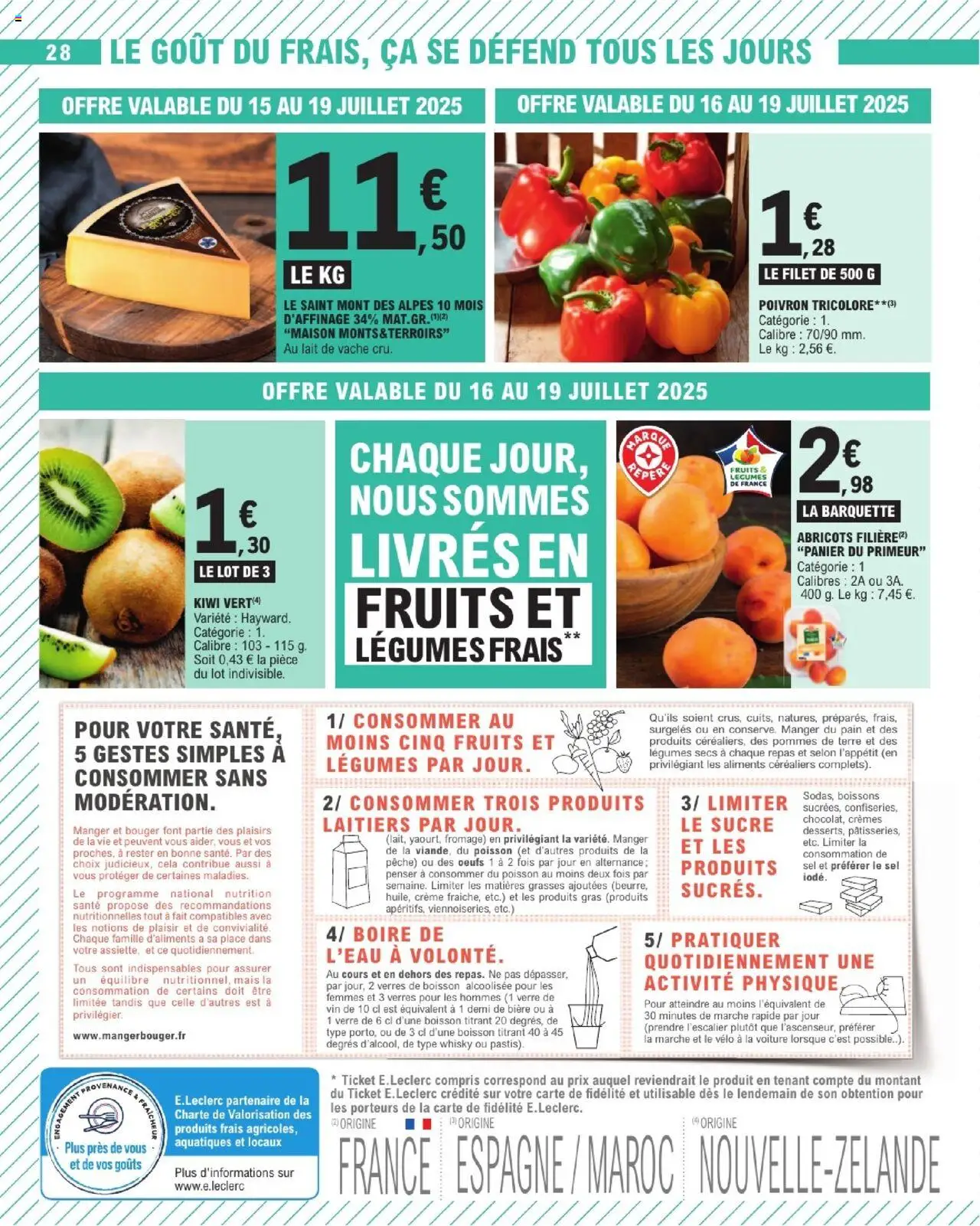 E.Leclerc catalogue semaine 29 - page 28 - valable à partir du 15/07/2025