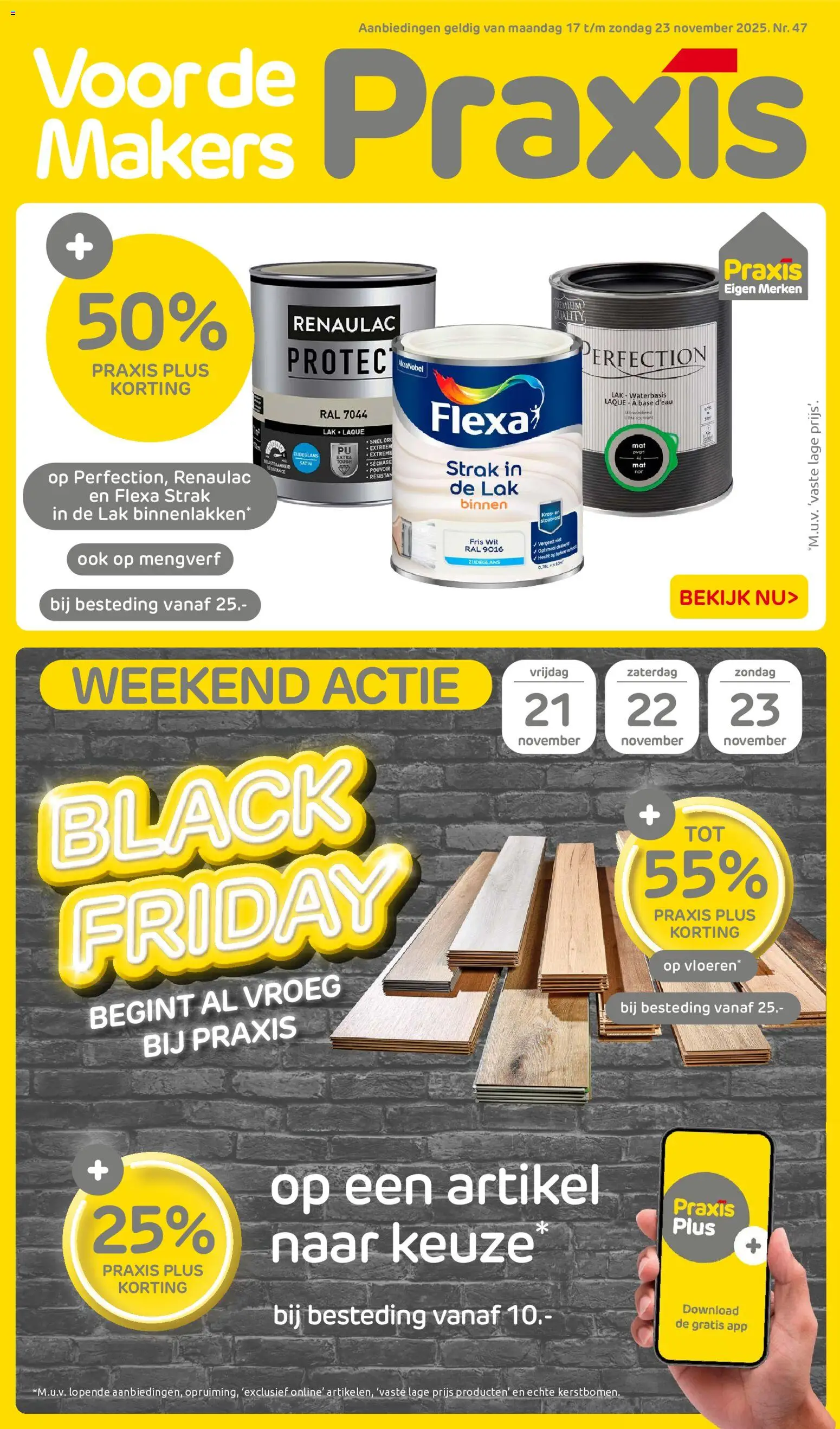 Praxis - Black Friday - pagina 1- geldig vanaf 17-11-2025