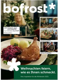 Vorschau Bofrost Weihnachten 2025 gültig ab 23.10.2025