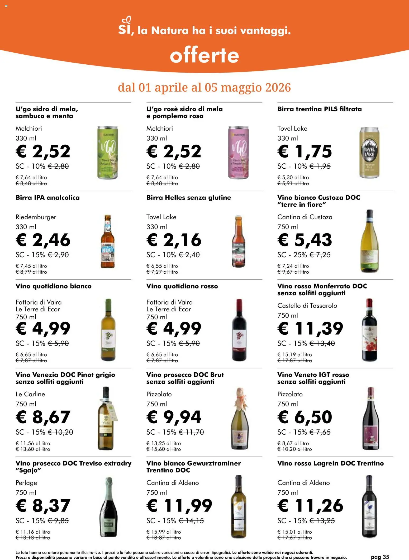 Natura Sì volantino - pagina 35 - valido dal 01/04/2026