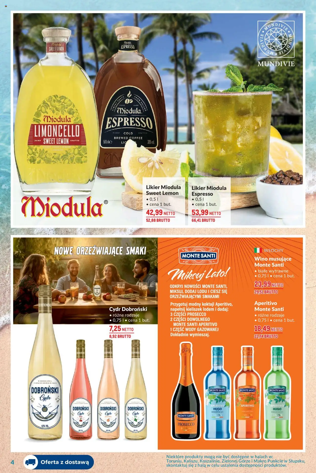 Makro Gazetka - Summer Drinks w dostawie z alkoholem - strona 4- ważny od 14.07.2025