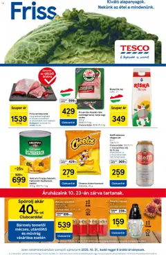 Előnézet Tesco Hipermarket - Akciós újság  érvényes 2025.10.21.-tól