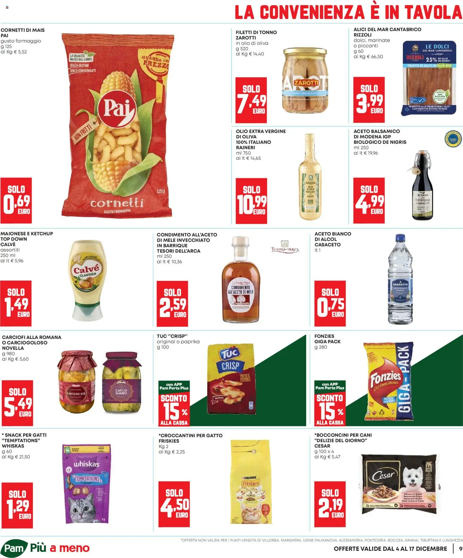 Panorama Occasioni Extra catalogo - pagina 9 - valido dal 04/12/2025