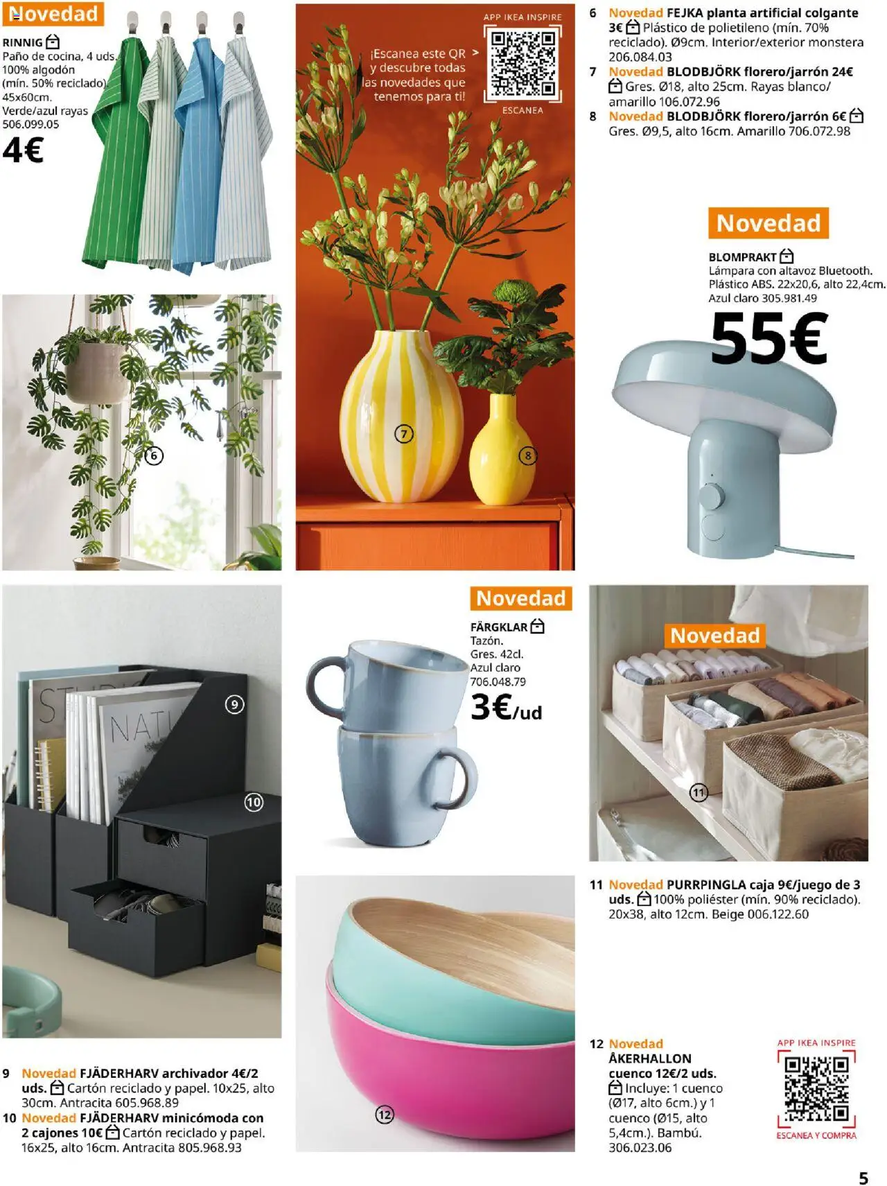 Catálogo IKEA Accesorios y decoración - Página de 5 - Válido desde 25/09/2025