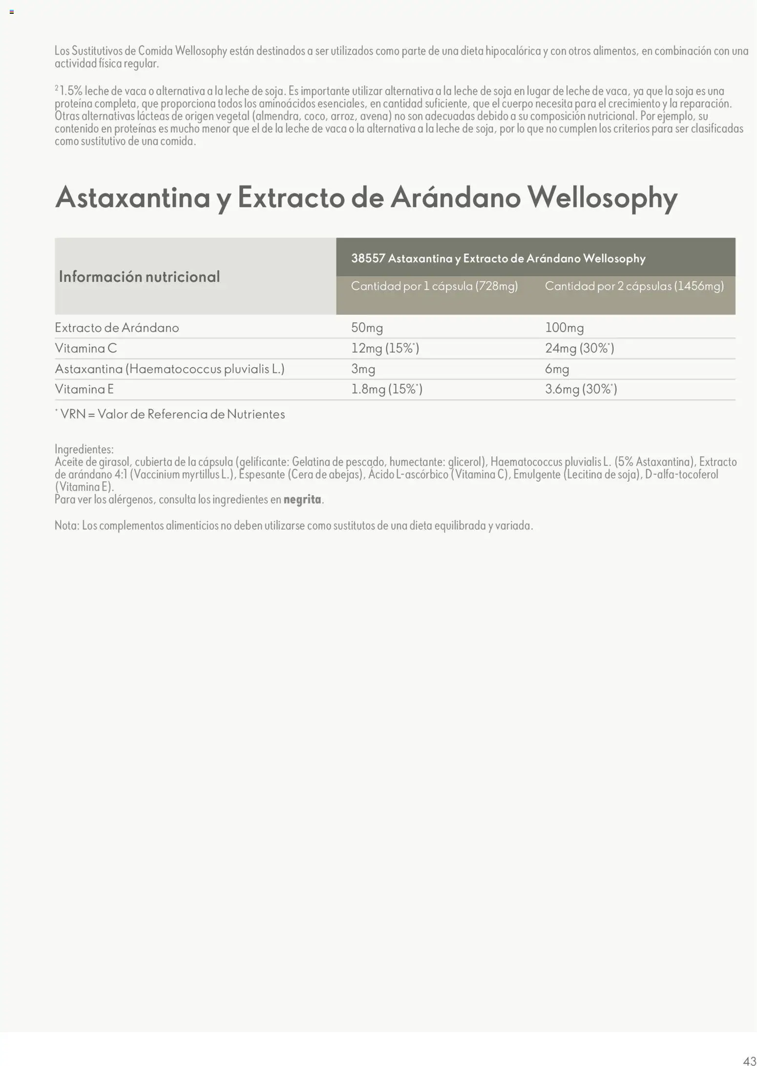 Oriflame - Guía Wellosophy - Página de 43 - Válido desde 01/11/2023