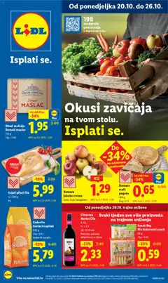 Lidl katalog od 20.10.2025