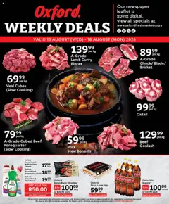 Preview Oxford Freshmarket Specials valid from 13/08/2025