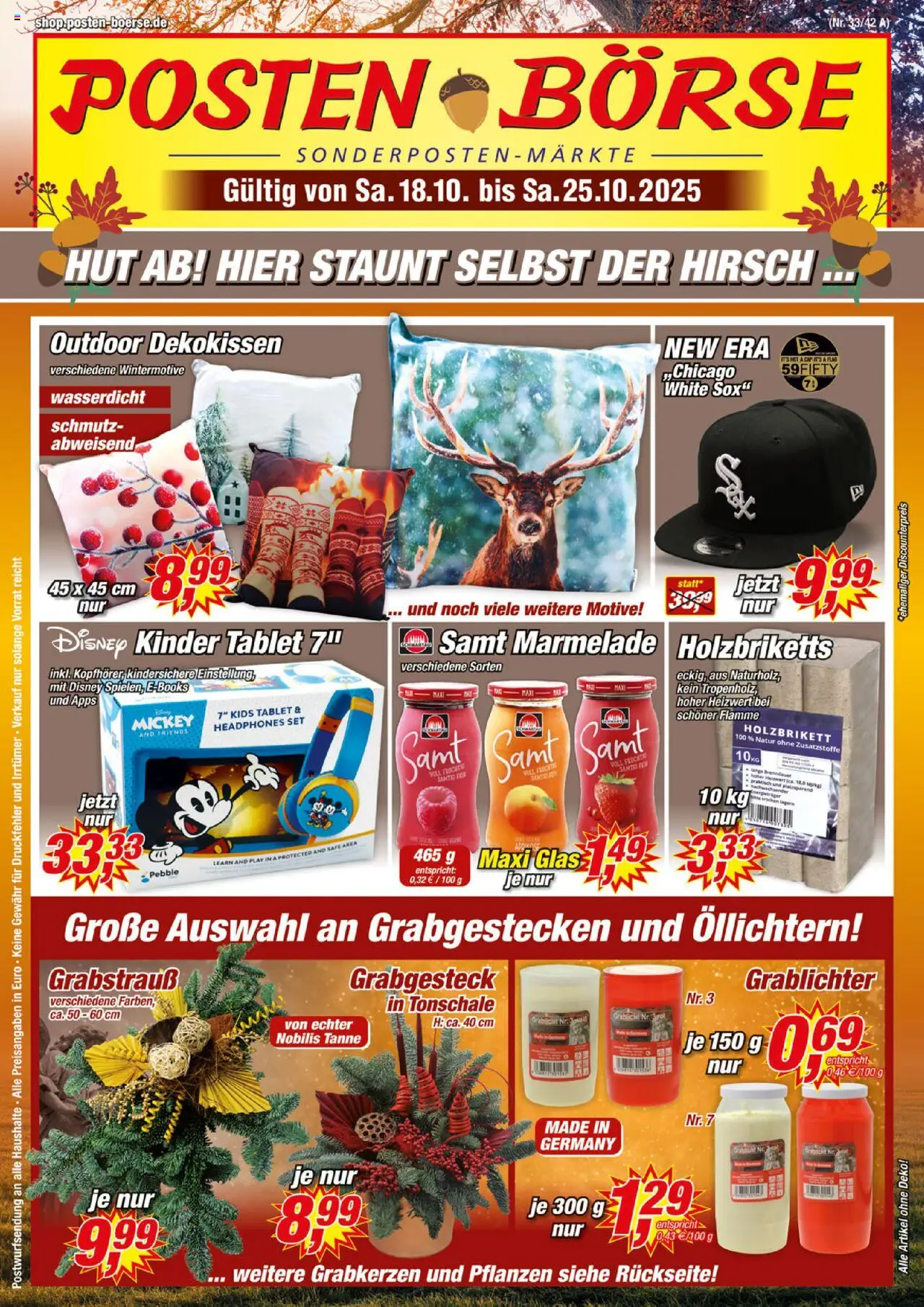 Posten Börse Prospekt - Seite 1 - gültig ab 18.10.2025