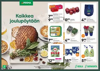 Esikatselu Prisma - Kaikkea joulupöytään voimassa alkaen 11/12/2025
