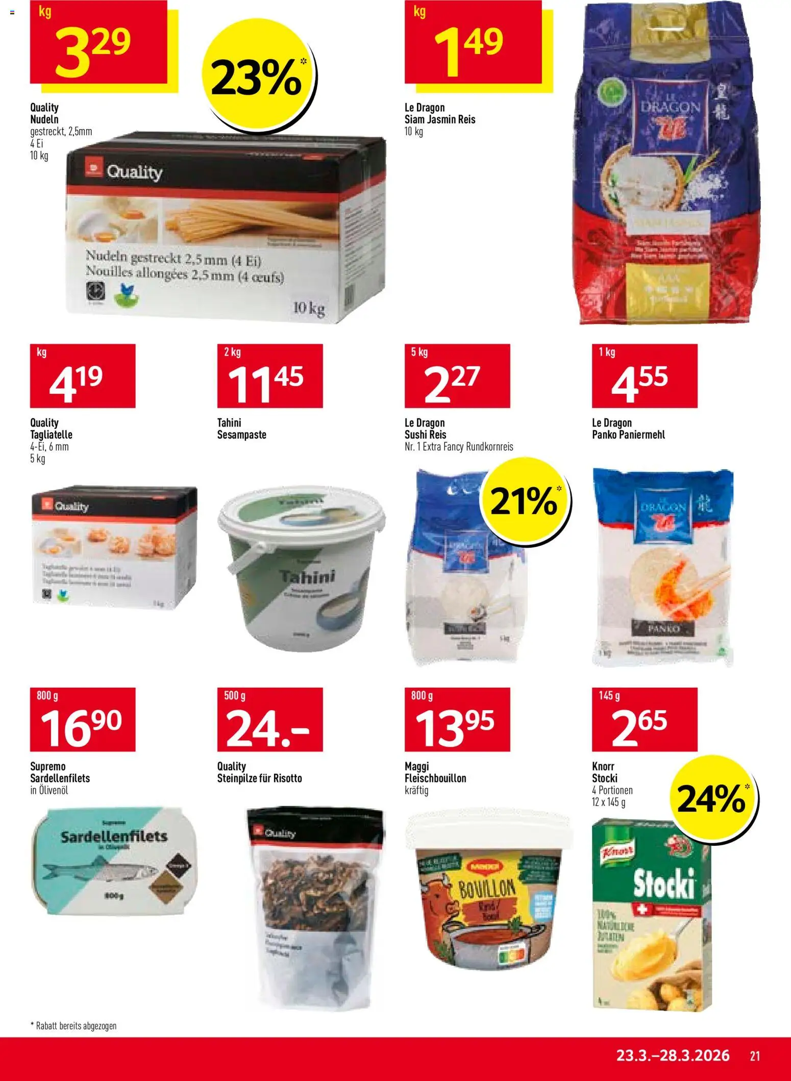 Prodega aktionen - page 21- valid from 23.03.2026