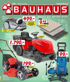 Vorschau Bauhaus Prospekt aktuell gültig ab 01.04.2026