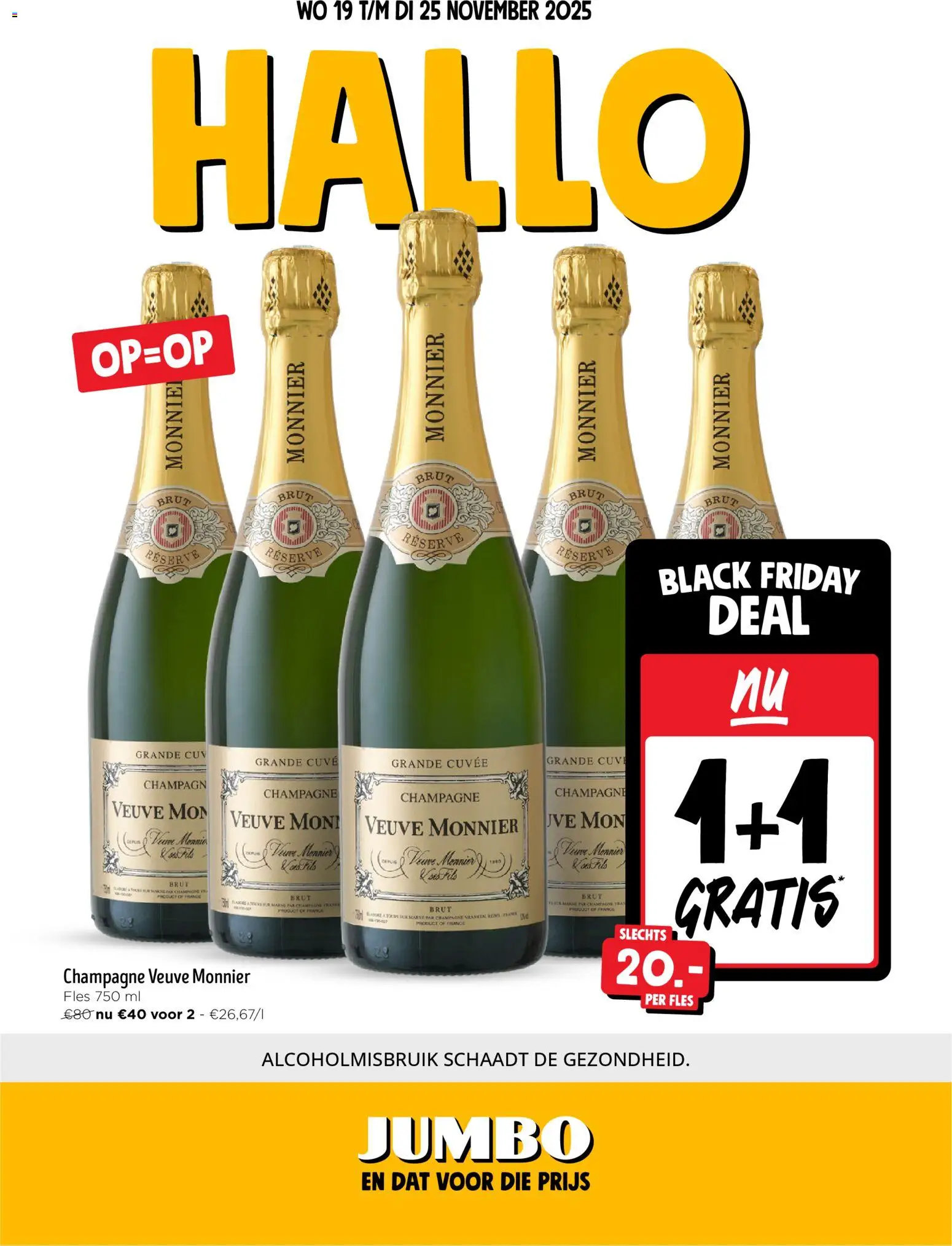 JUMBO - Black Friday  - pagina 1- geldig vanaf 19/11/2025