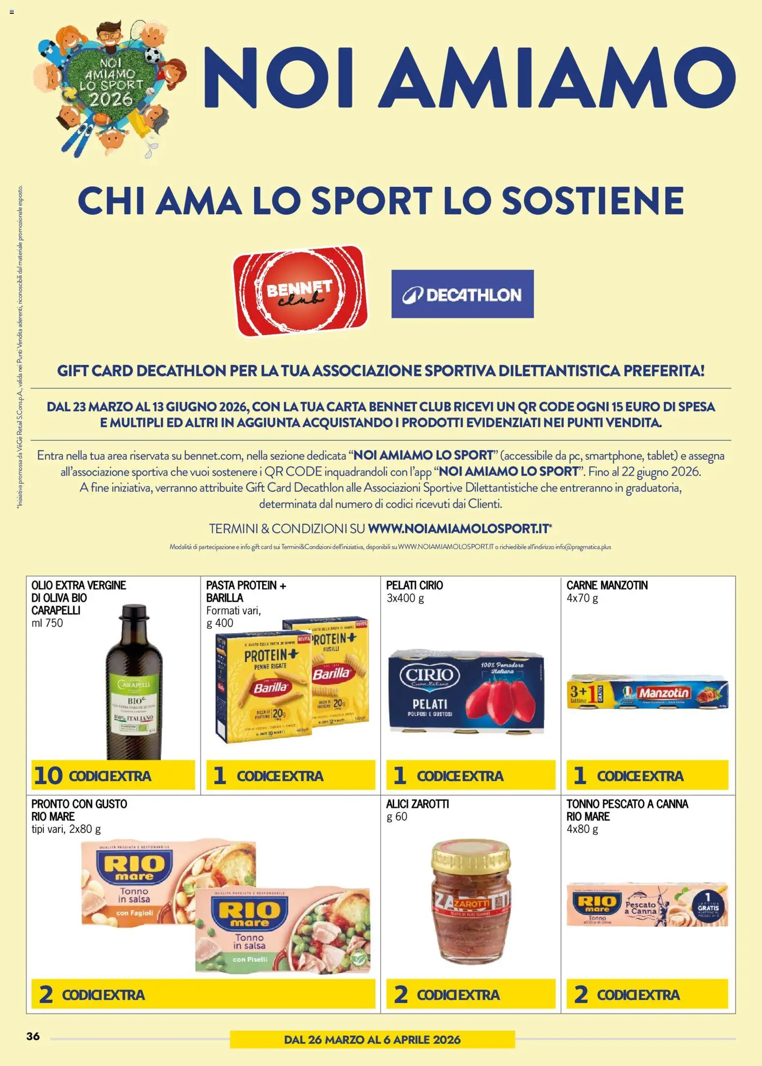 bennet volantino Pasqua - pagina 36 - valido dal 23/03/2026