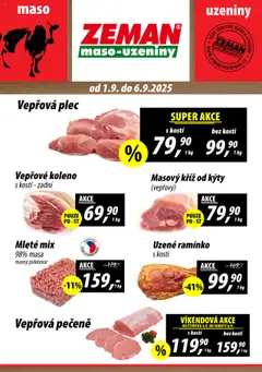 Náhled Prodejny Zeman leták platný od 01.09.2025
