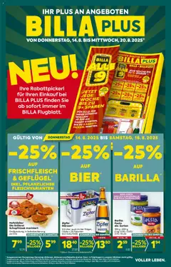 Vorschau Billa Plus Flugblatt - Tirol gültig ab 14.08.2025