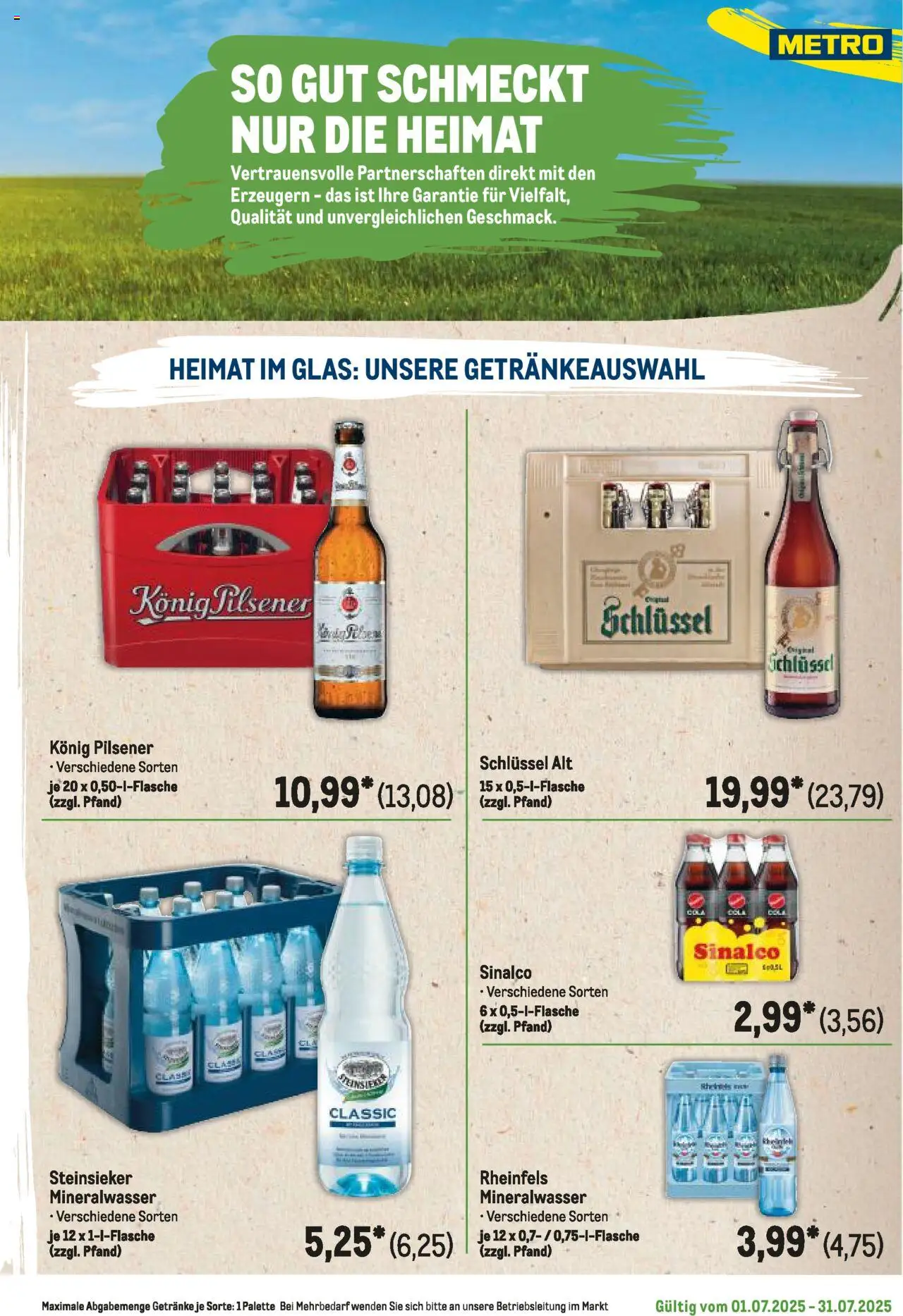 Metro - Regionaler Flyer - Seite 71 - gültig ab 01.07.2025